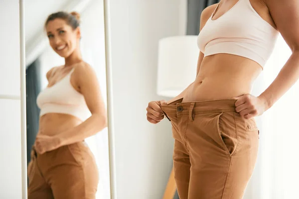 Customer showing weight loss results